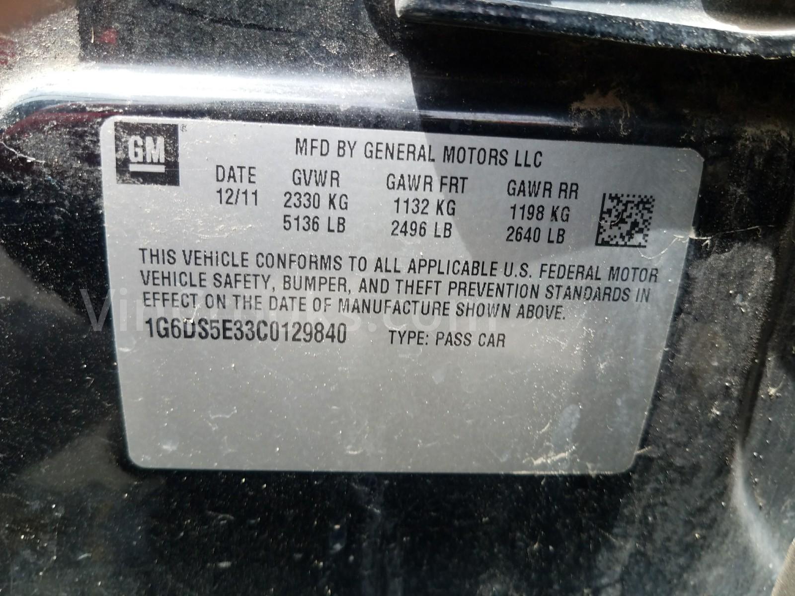 1G6DS5E33C0129840