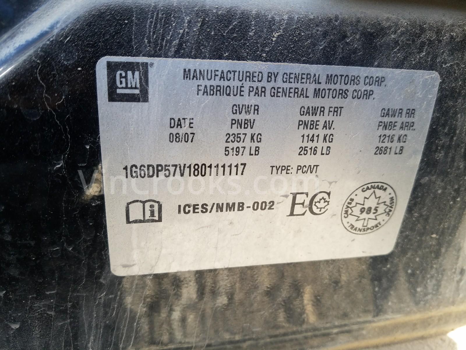 1G6DP57V180111117