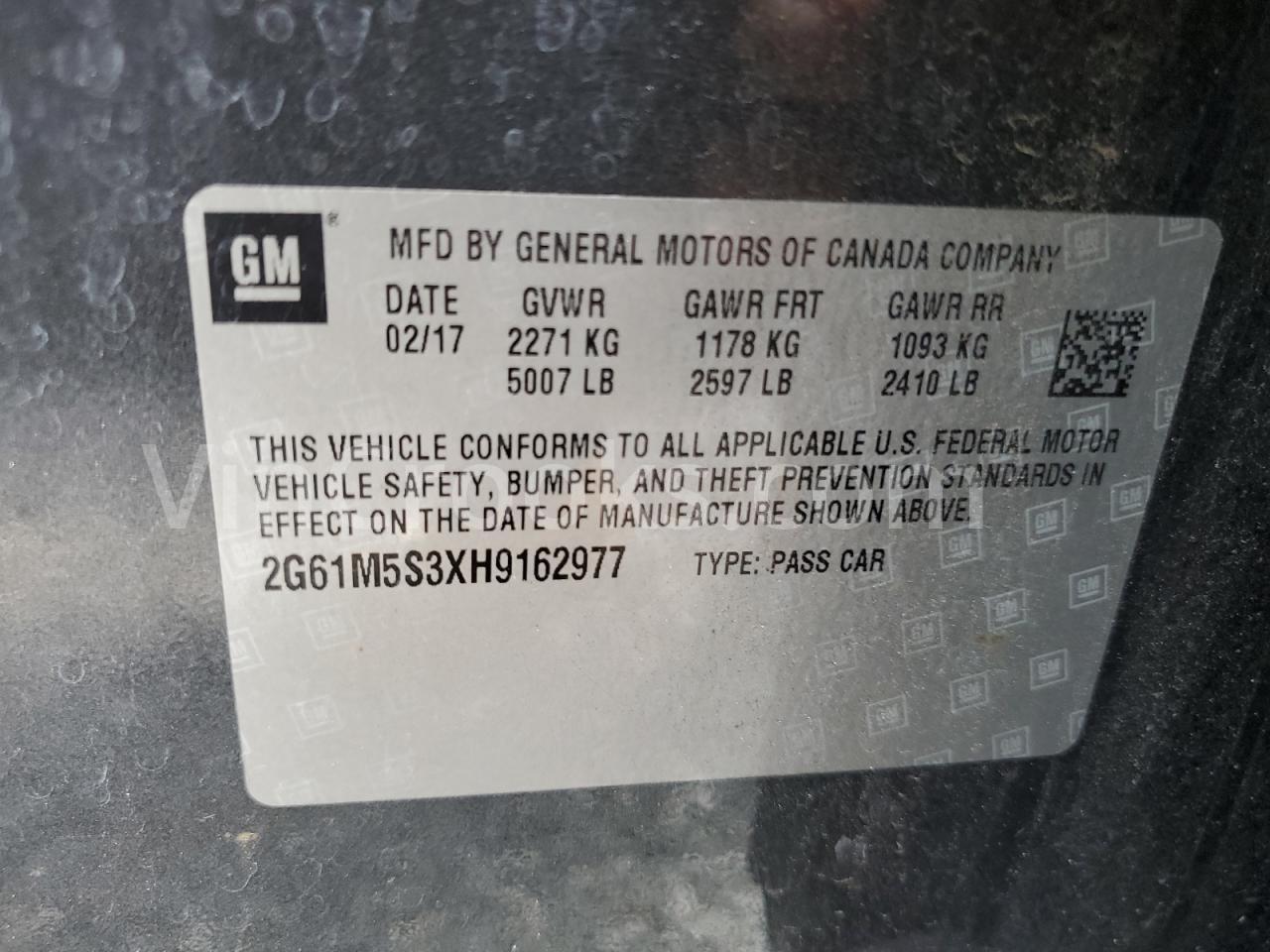 2G61M5S3XH9162977