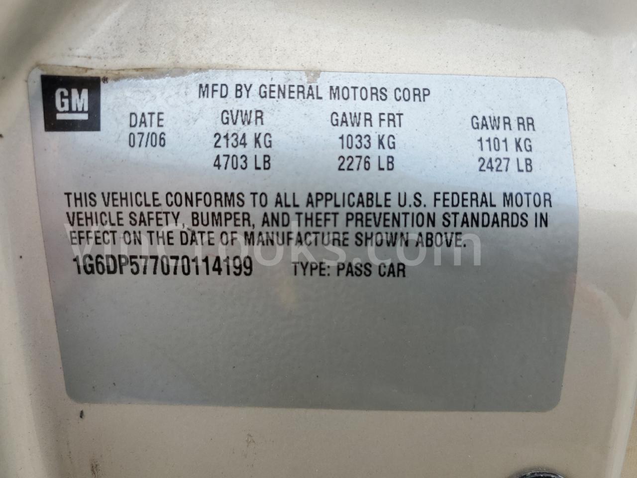 1G6DP577070114199