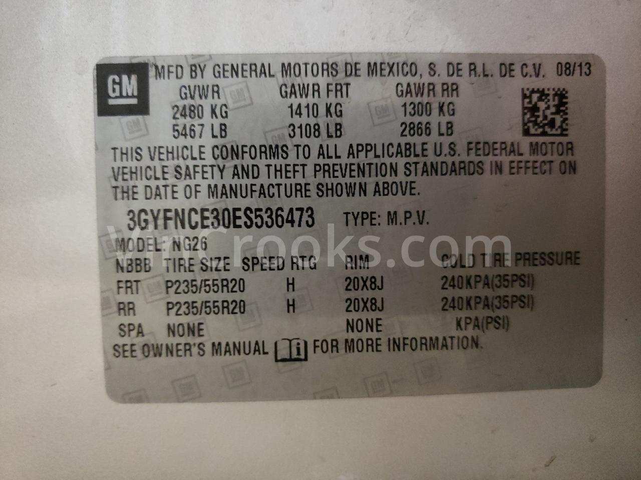 3GYFNCE30ES536473