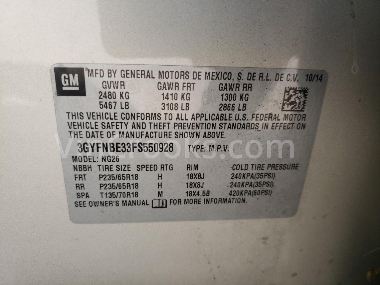 3GYFNBE33FS550928
