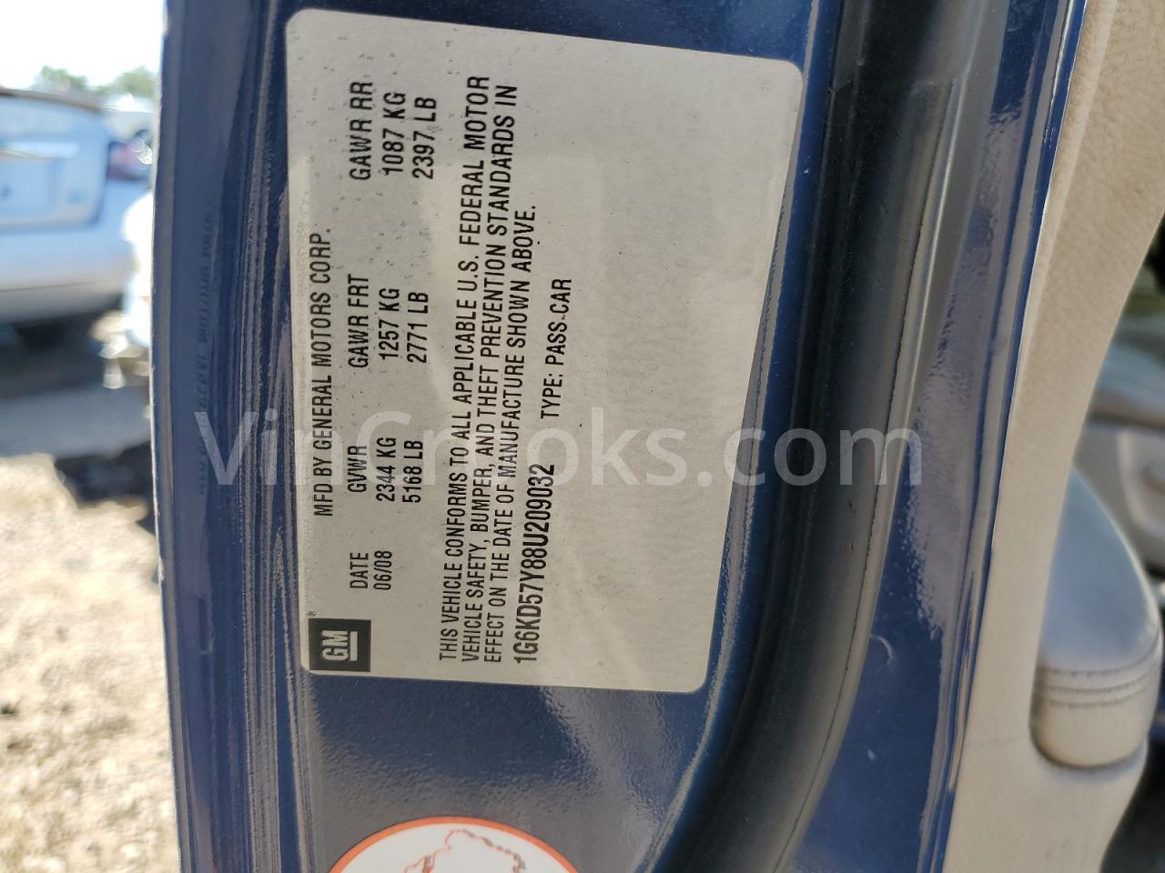 1G6KD57Y88U209032
