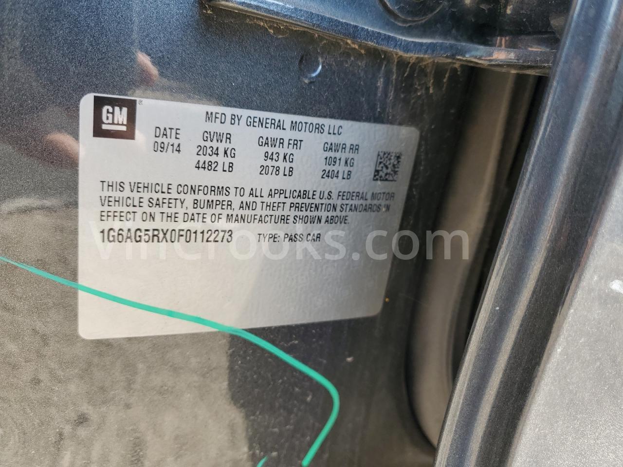 1G6AG5RX0F0112273
