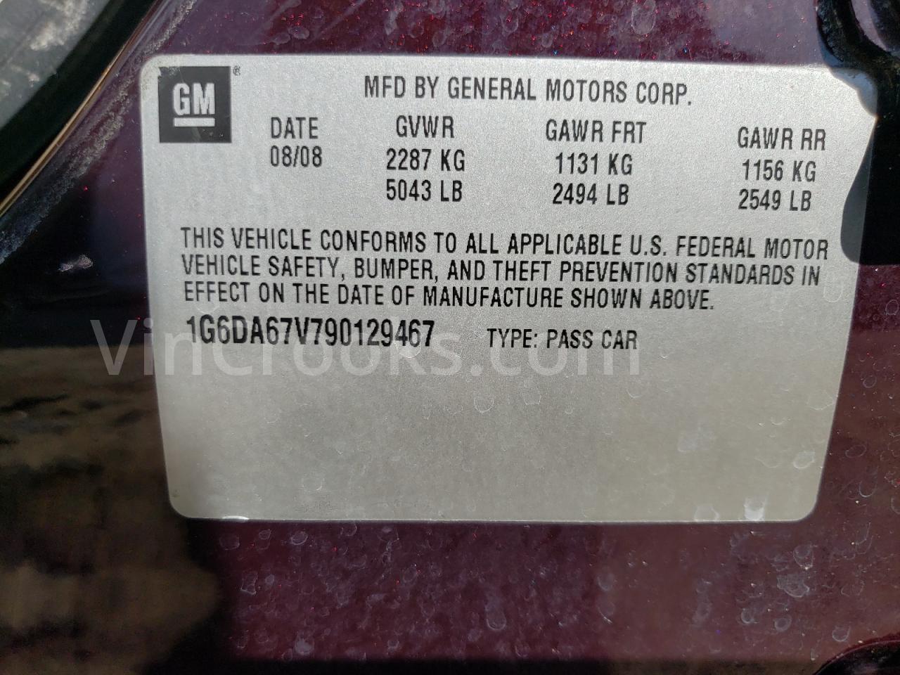 1G6DA67V790129467