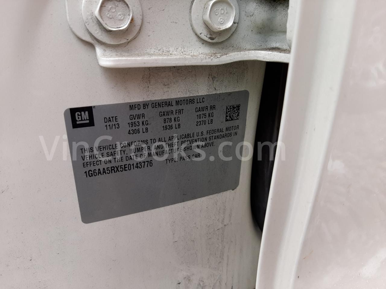 1G6AA5RX5E0143776