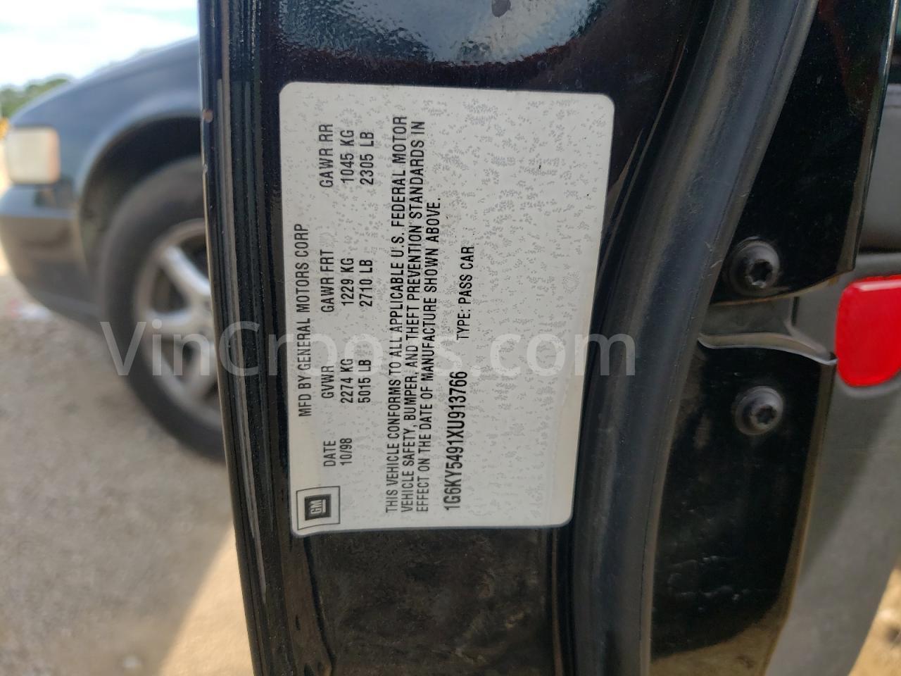 1G6KY5491XU913766
