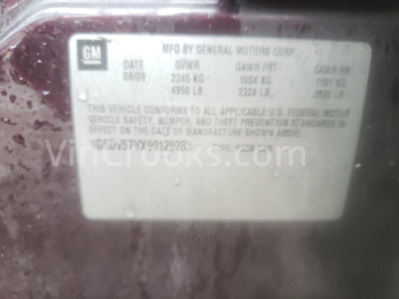 1G6DV57VX90129283