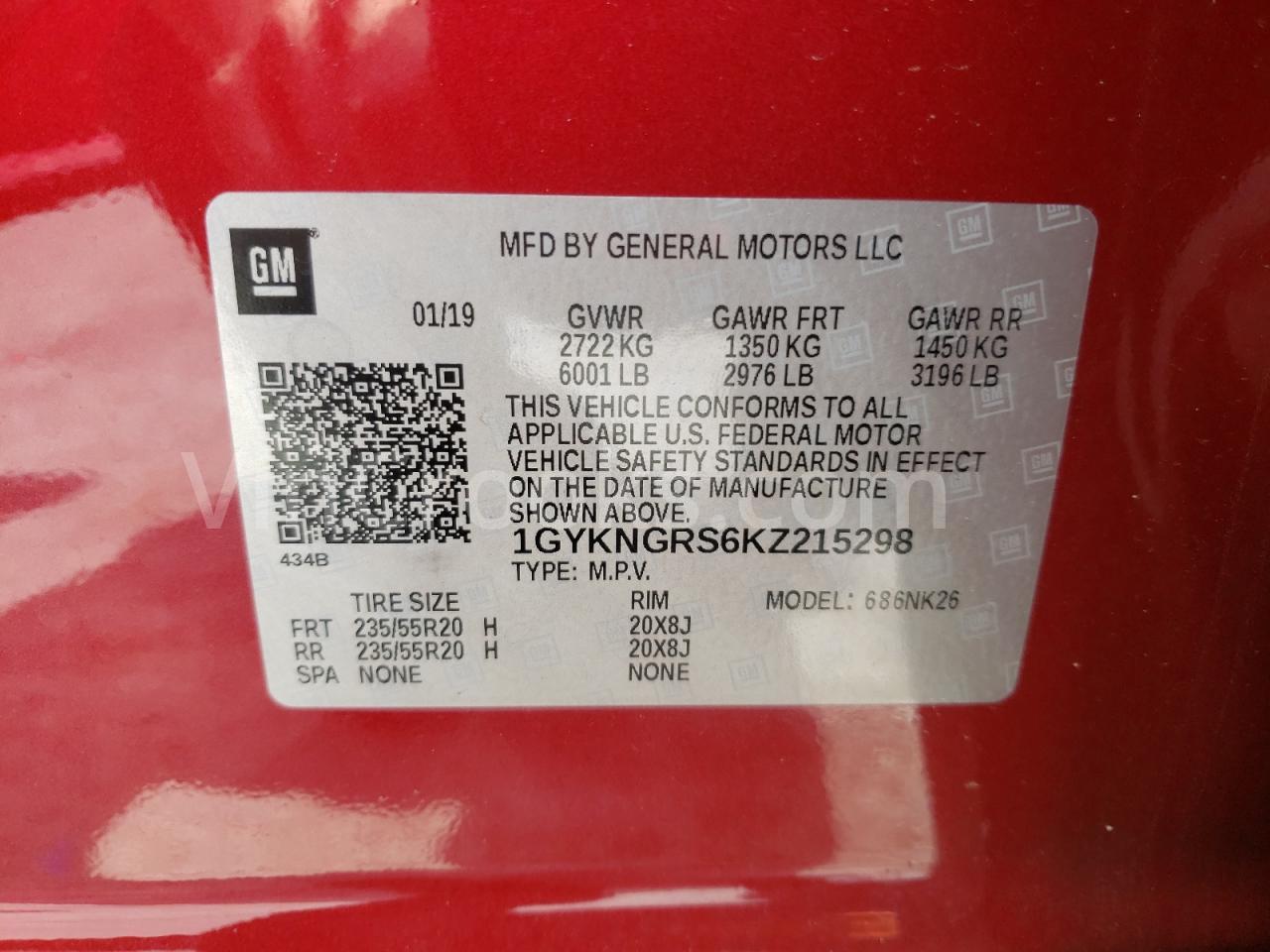 1GYKNGRS6KZ215298