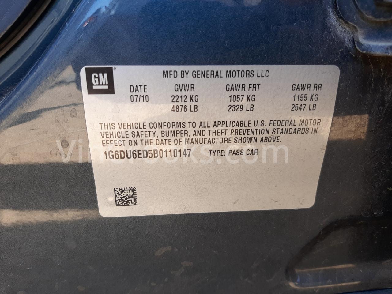 1G6DU6ED5B0110147