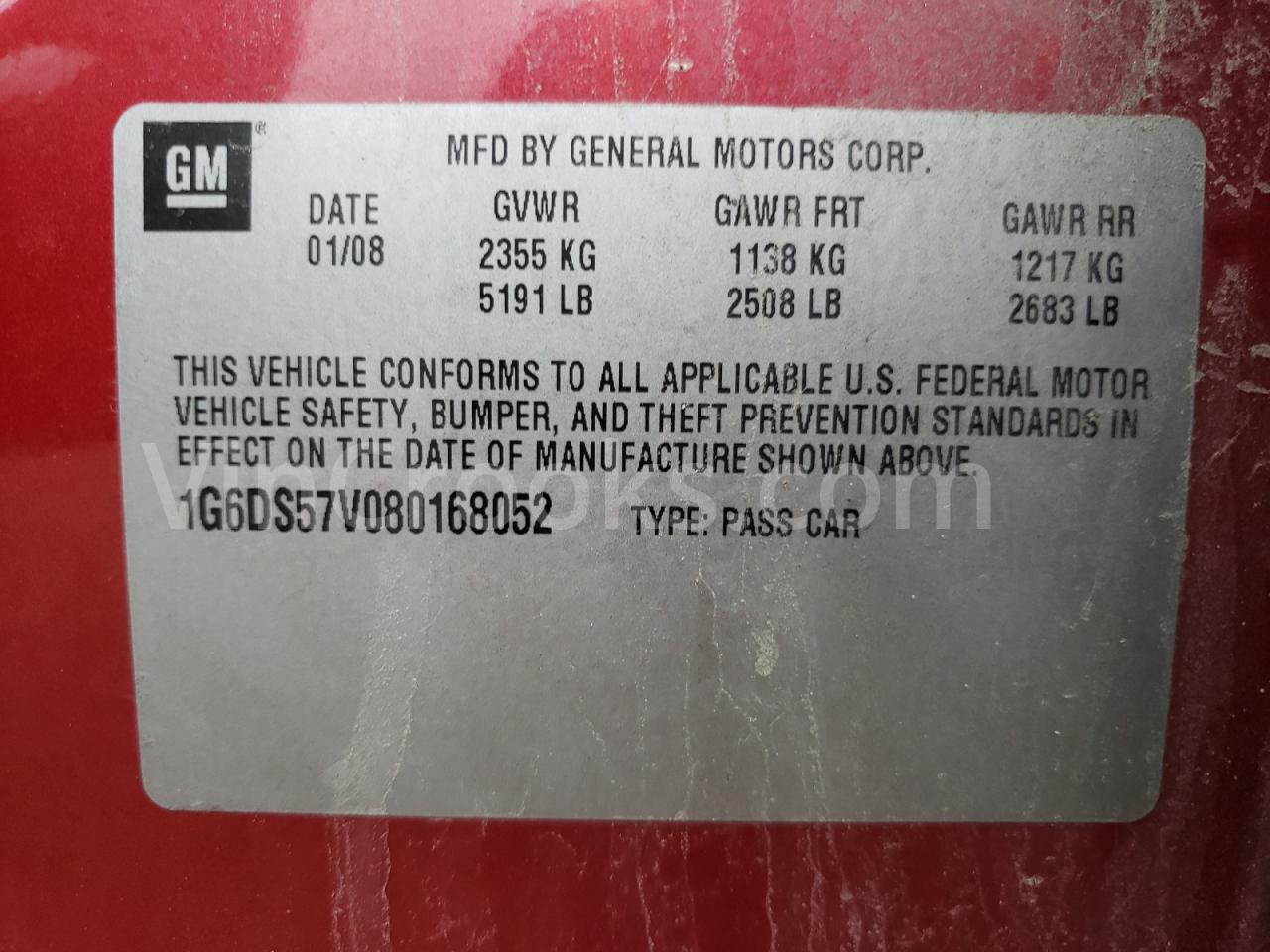 1G6DS57V080168052