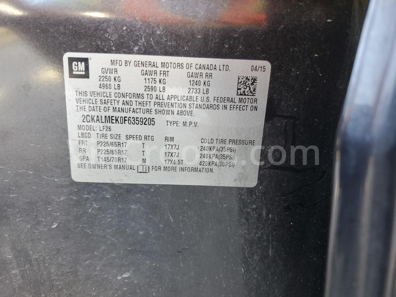2GKALMEK0F6359205