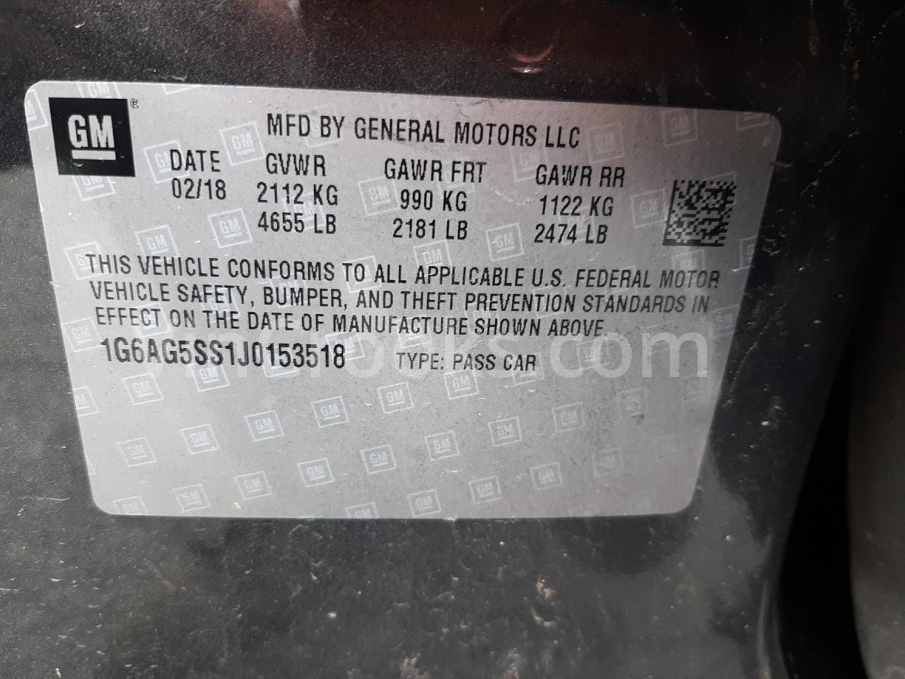 1G6AG5SS1J0153518