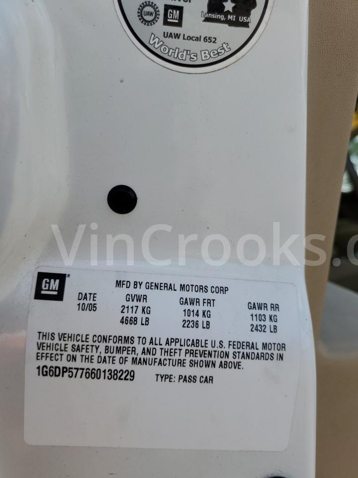 1G6DP577660138229