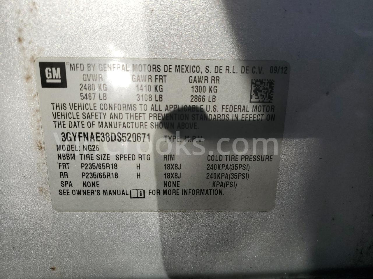 3GYFNAE38DS520671