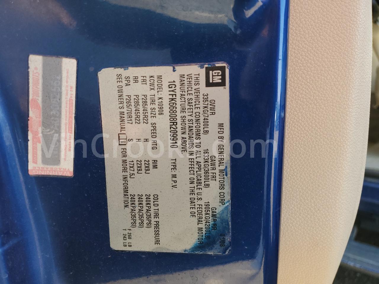 1GYFK66808R209910