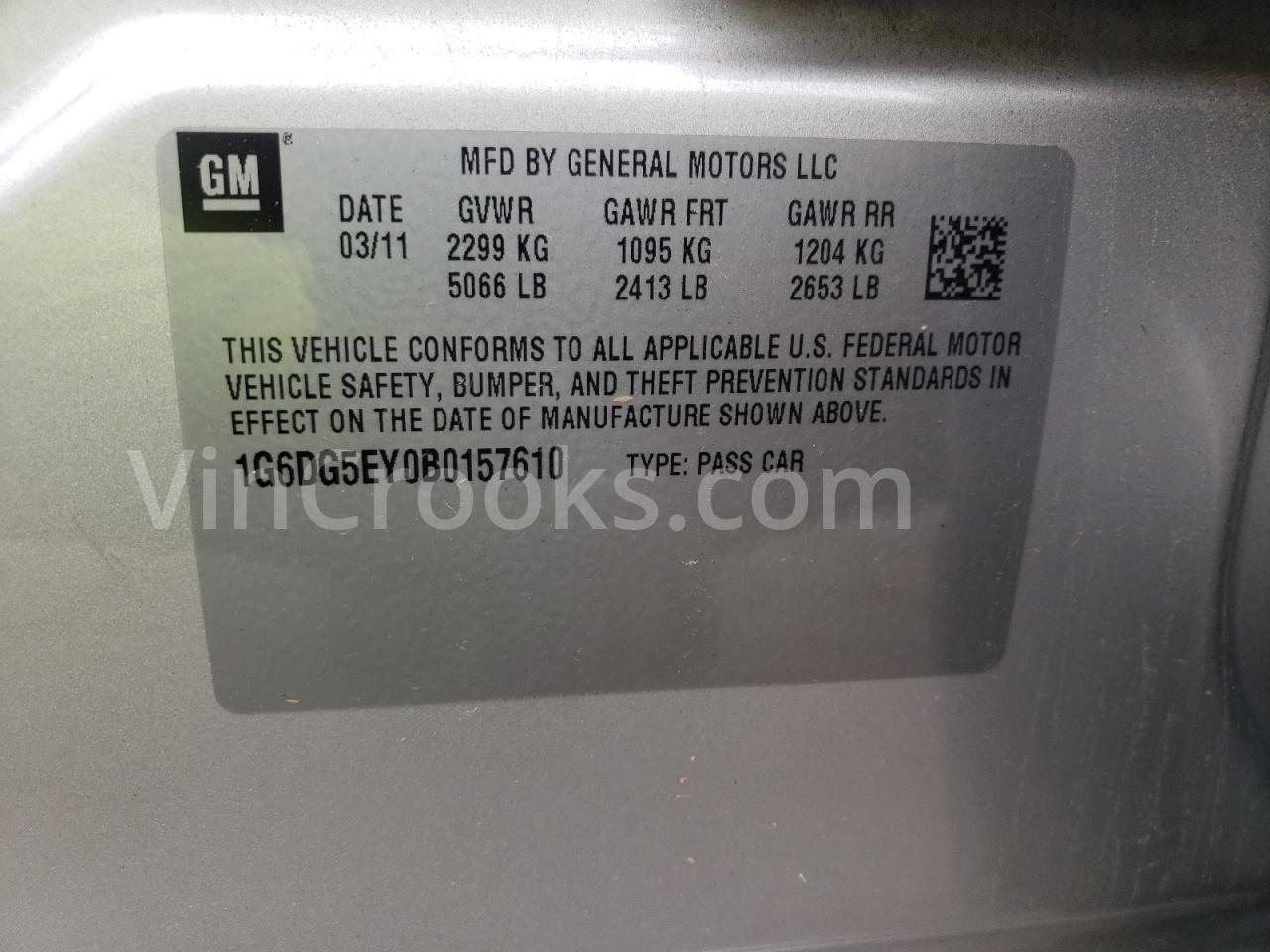 1G6DG5EY0B0157610