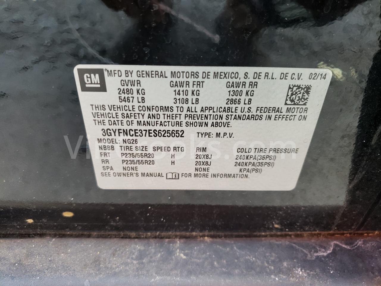 3GYFNCE37ES625652