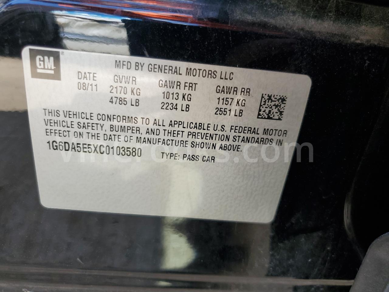 1G6DA5E5XC0103580