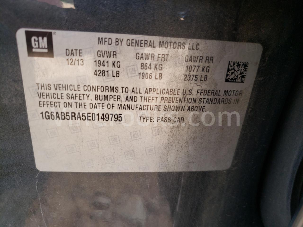 1G6AB5RA5E0149795