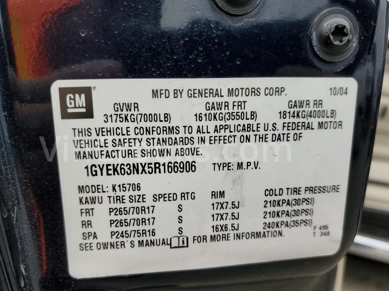 1GYEK63NX5R166906