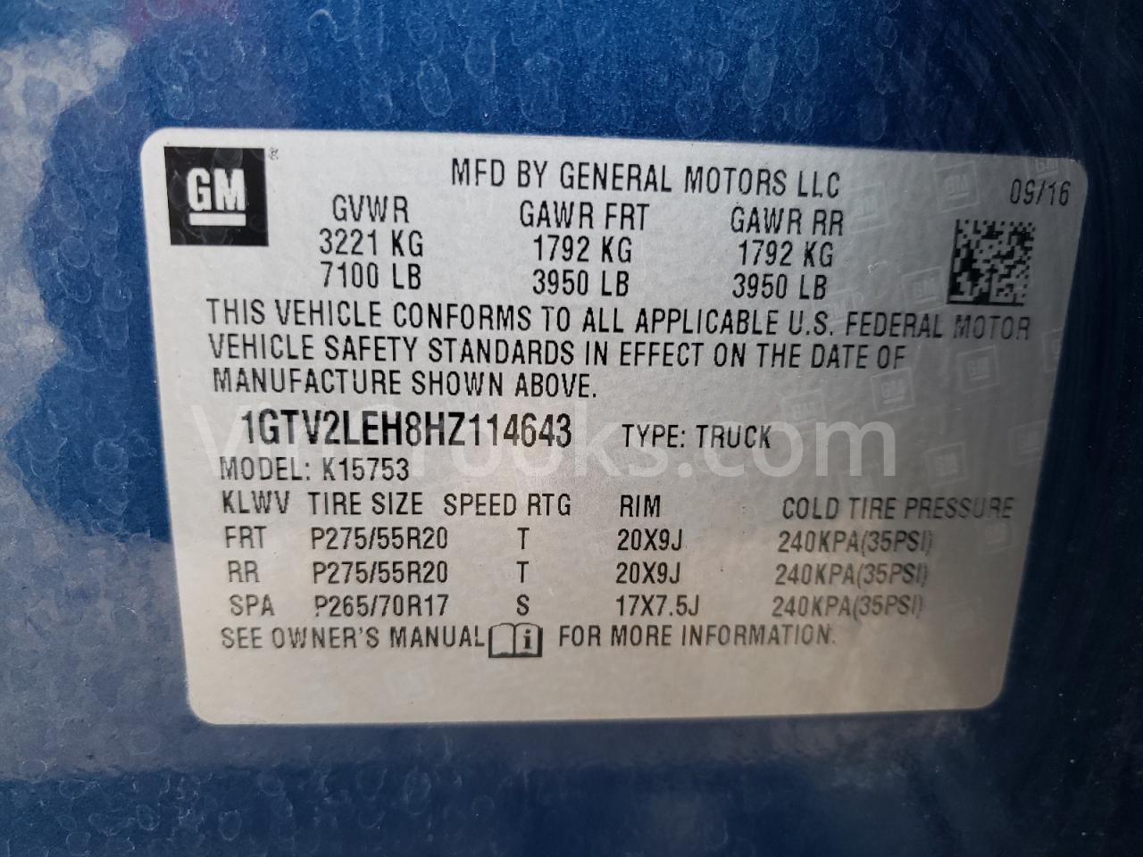 1GTV2LEH8HZ114643