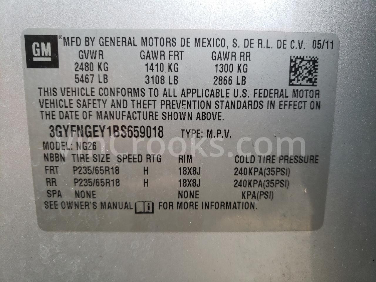 3GYFNGEY1BS659018