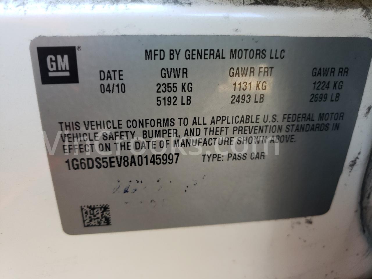 1G6DS5EV8A0145997