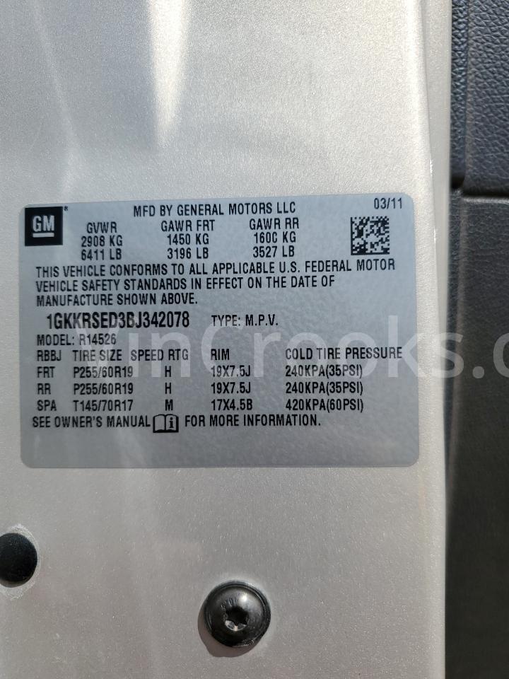 1GKKRSED3BJ342078