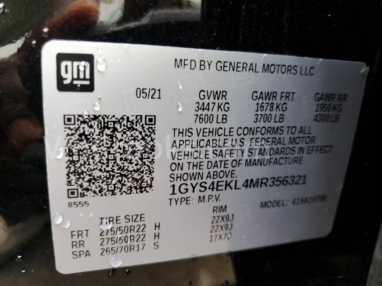 1GYS4EKL4MR356321