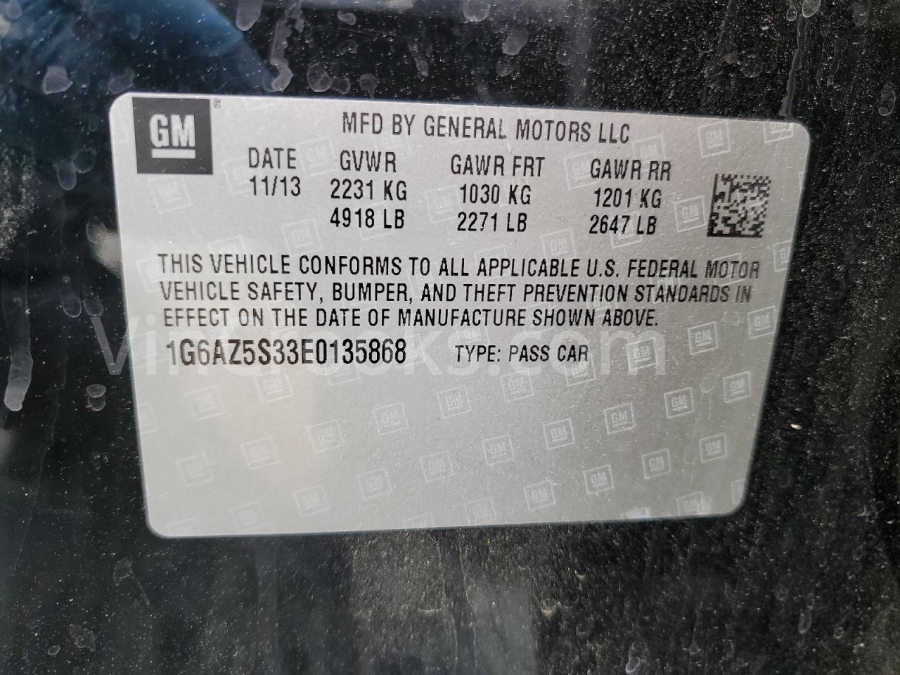 1G6AZ5S33E0135868