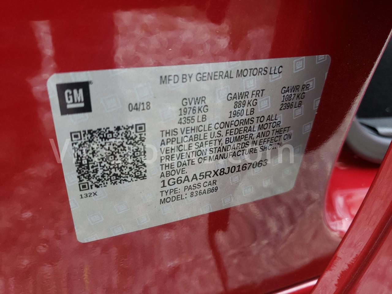 1G6AA5RX8J0167063