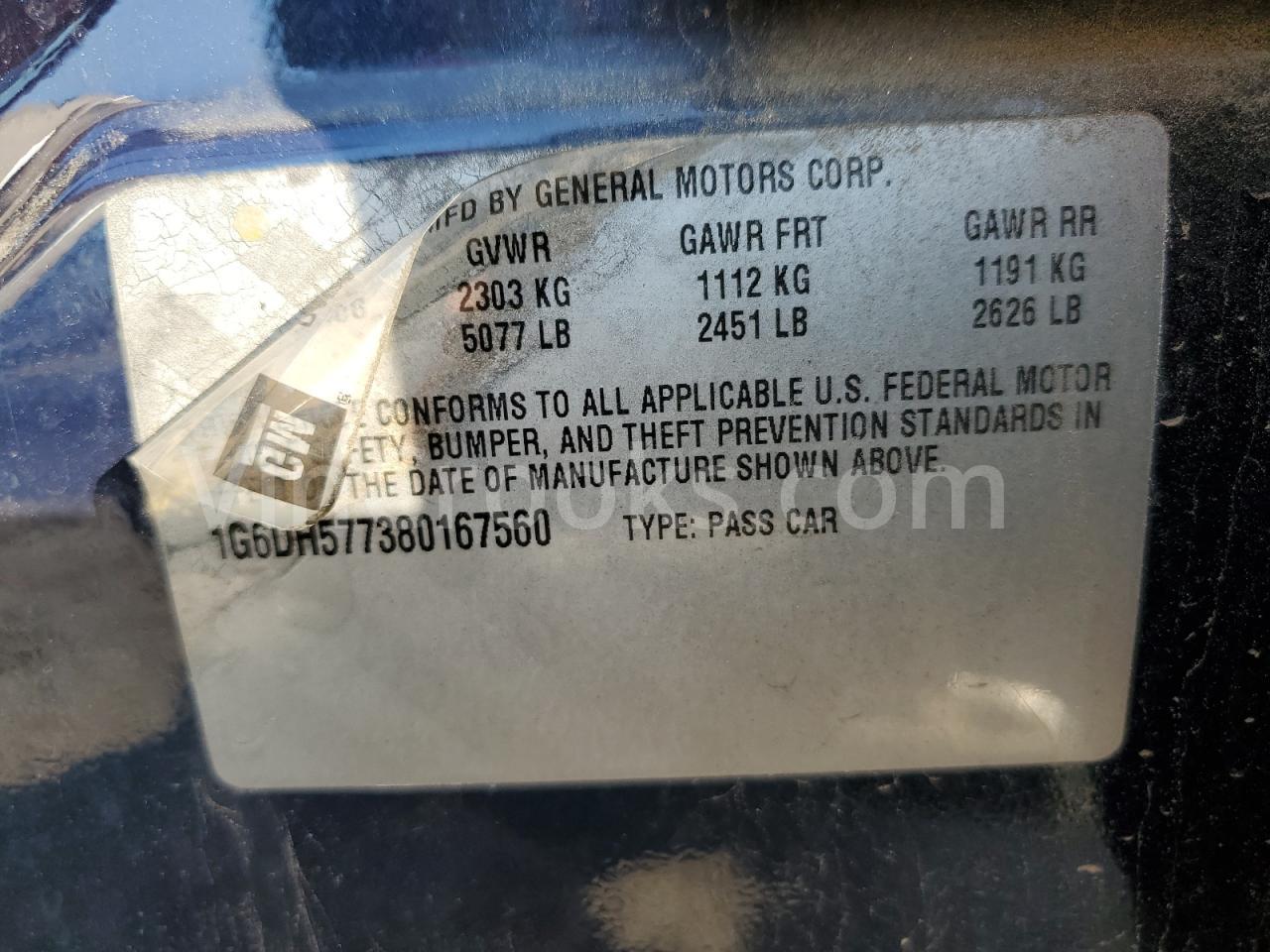 1G6DH577380167560