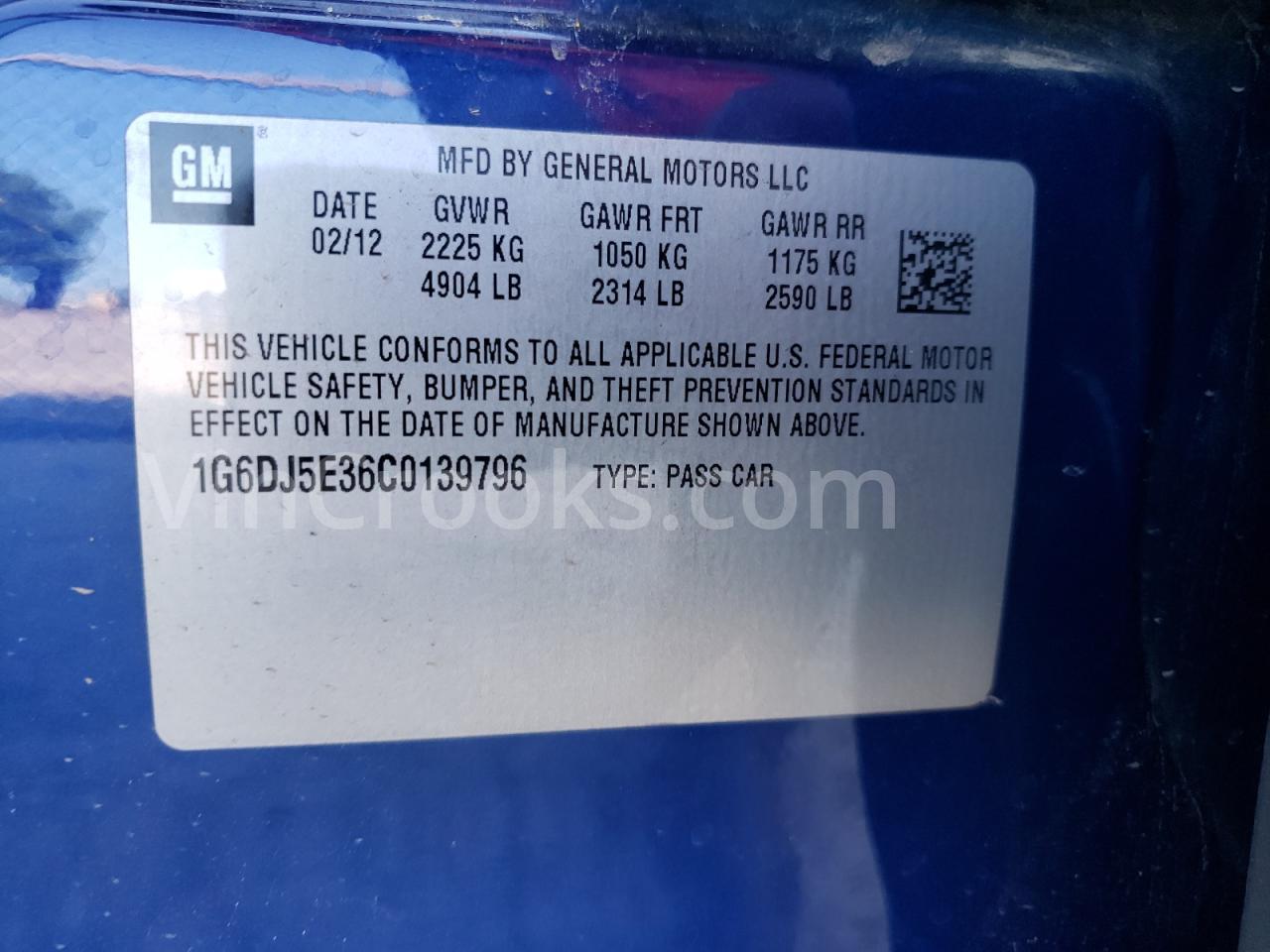 1G6DJ5E36C0139796