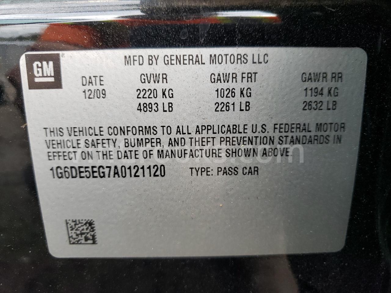1G6DE5EG7A0121120