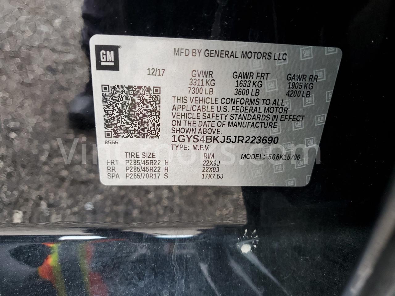 1GYS4BKJ5JR223690