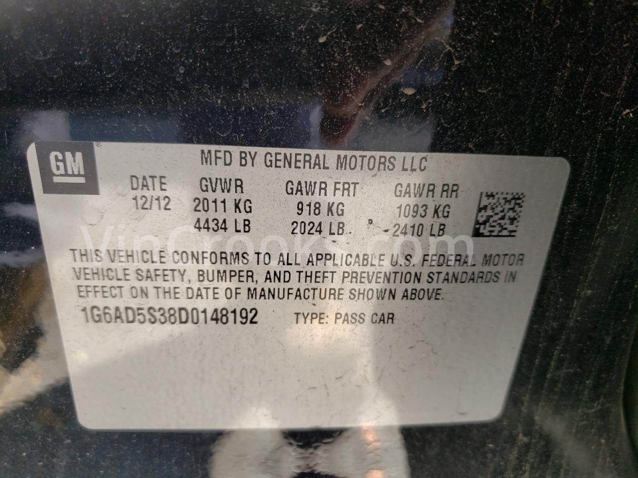 1G6AD5S38D0148192