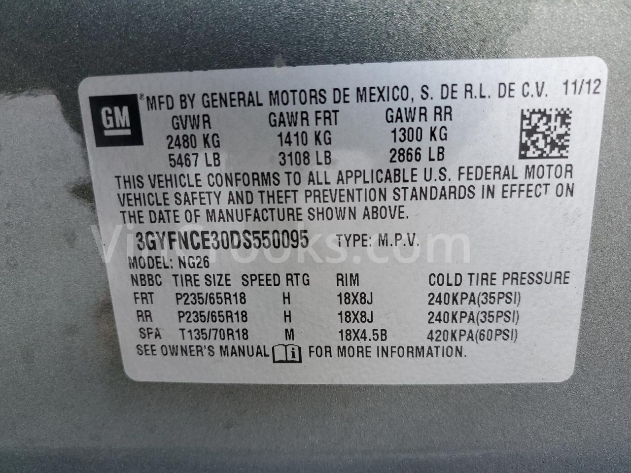 3GYFNCE30DS550095