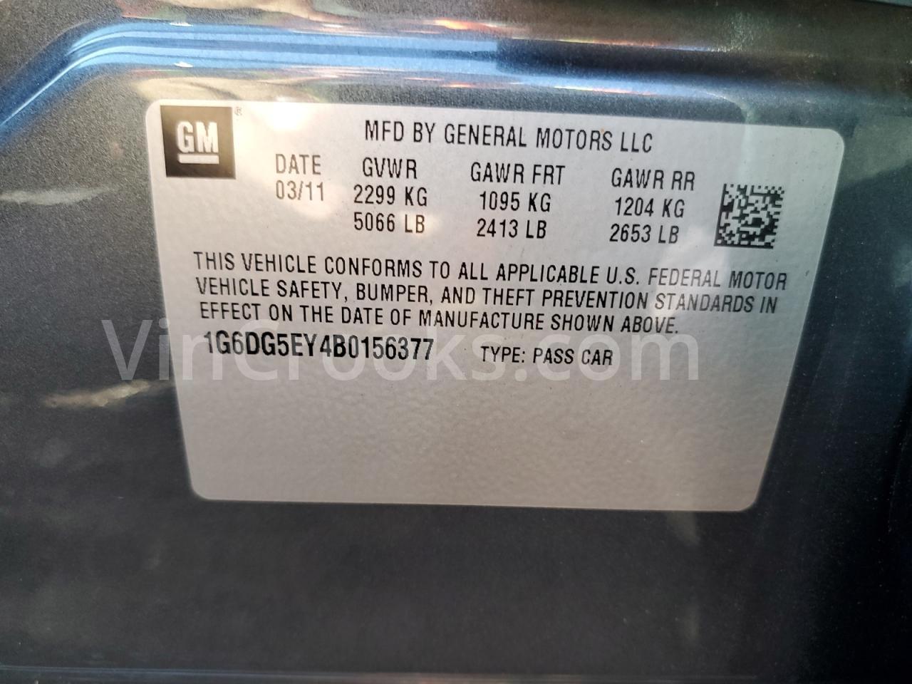 1G6DG5EY4B0156377