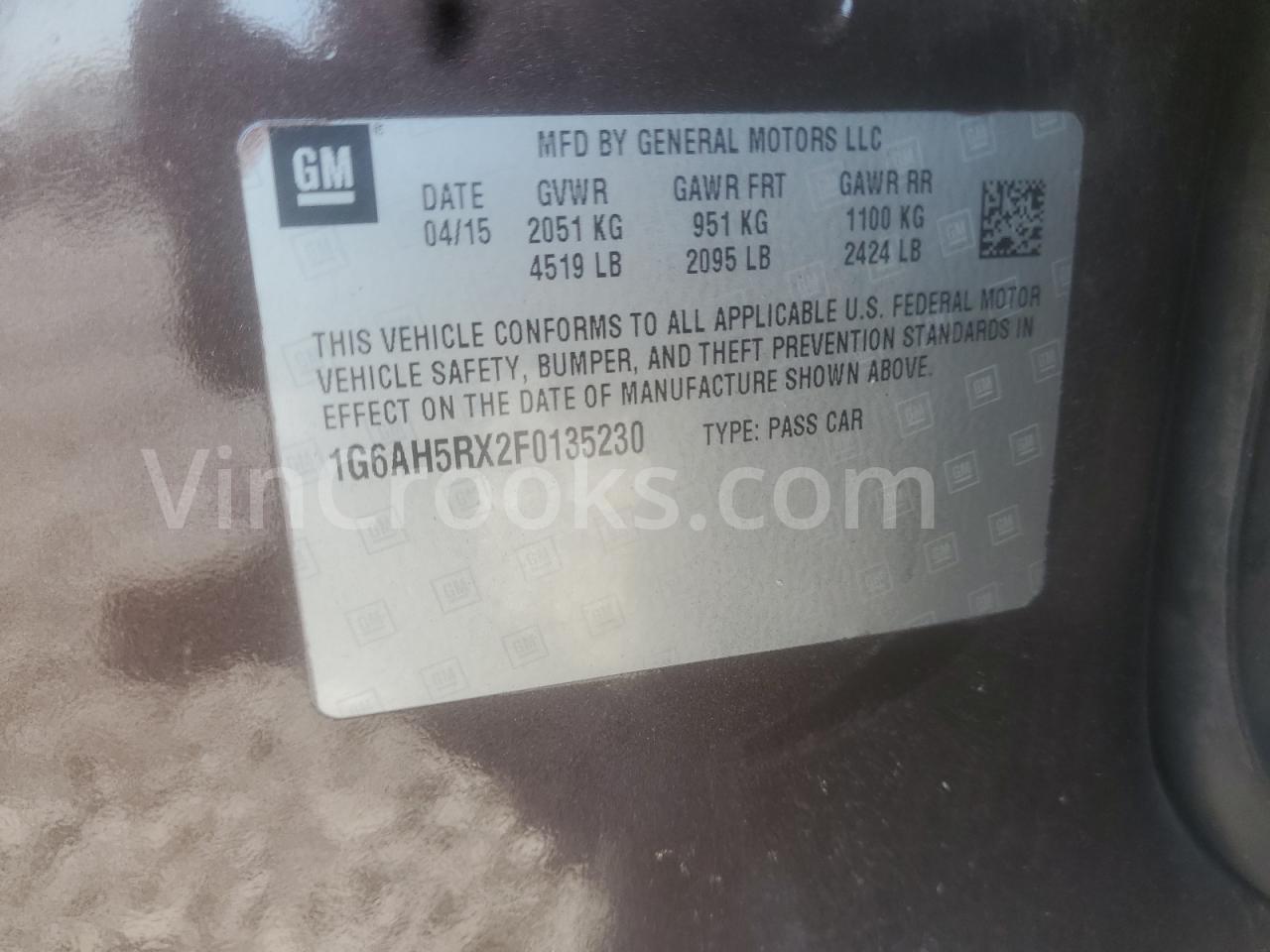1G6AH5RX2F0135230