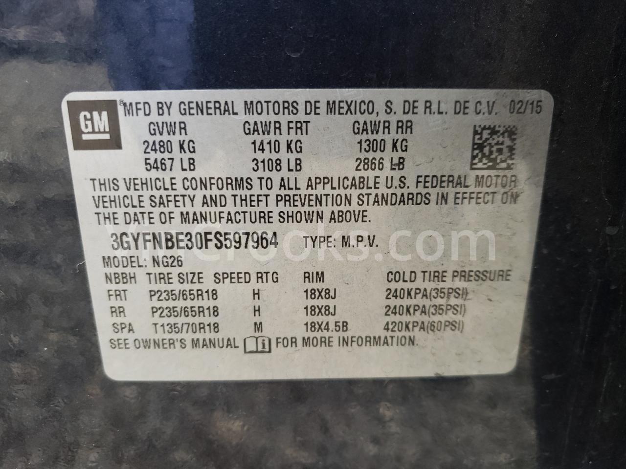 3GYFNBE30FS597964