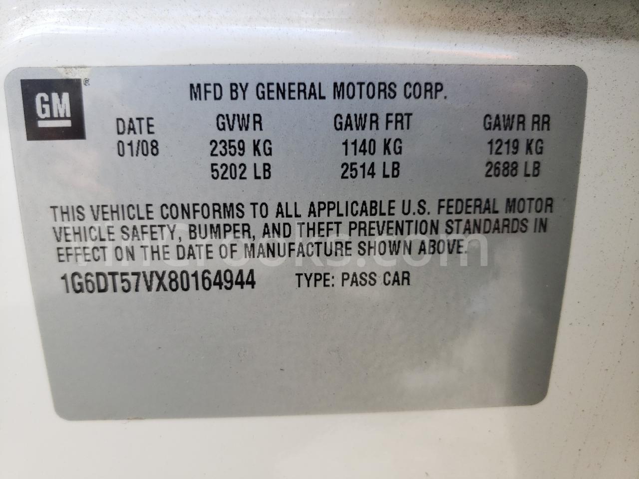 1G6DT57VX80164944