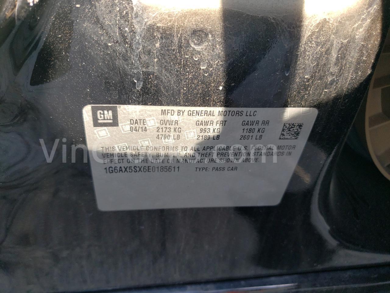 1G6AX5SX6E0185611