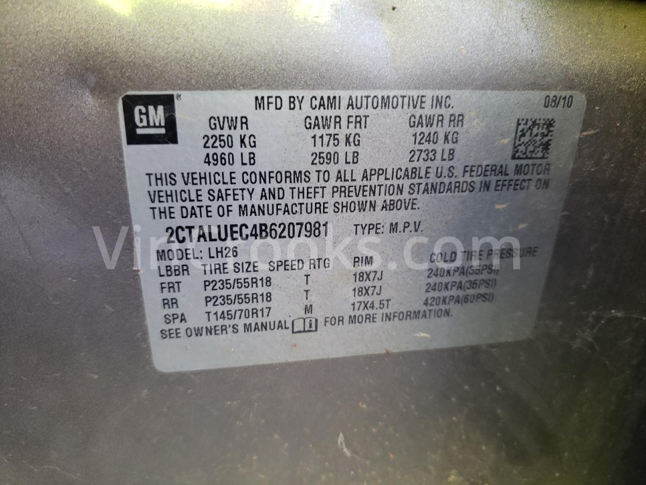 2CTALUEC4B6207981