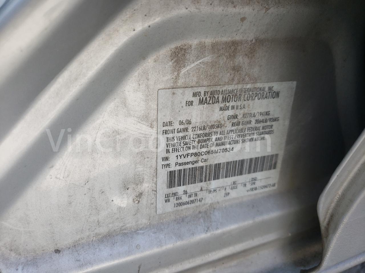 1YVFP80C065M70534