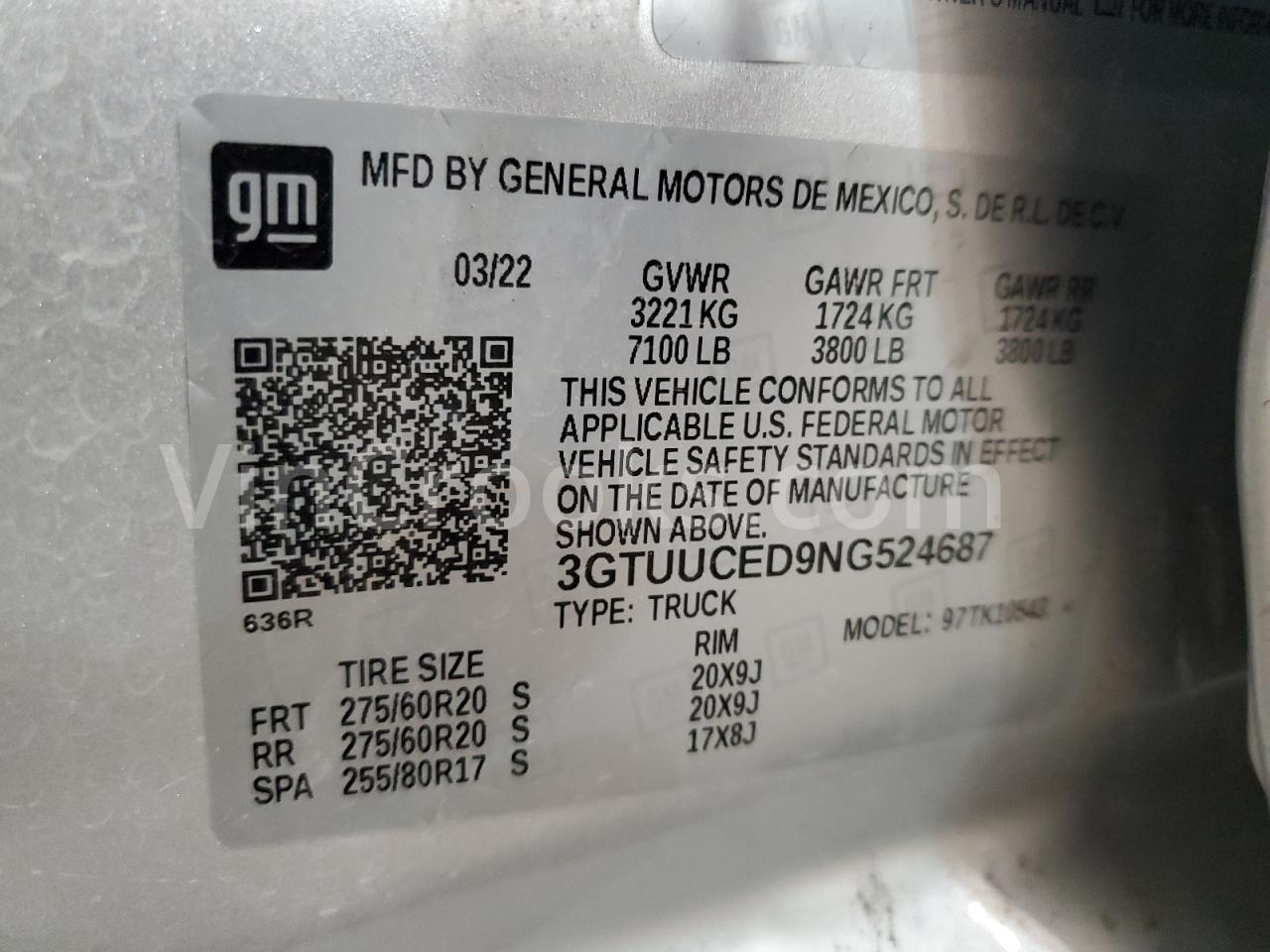 3GTUUCED9NG524687