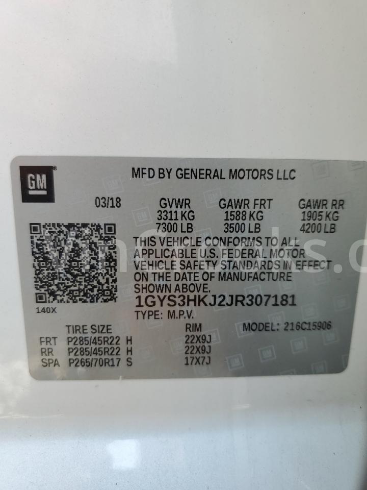 1GYS3HKJ2JR307181