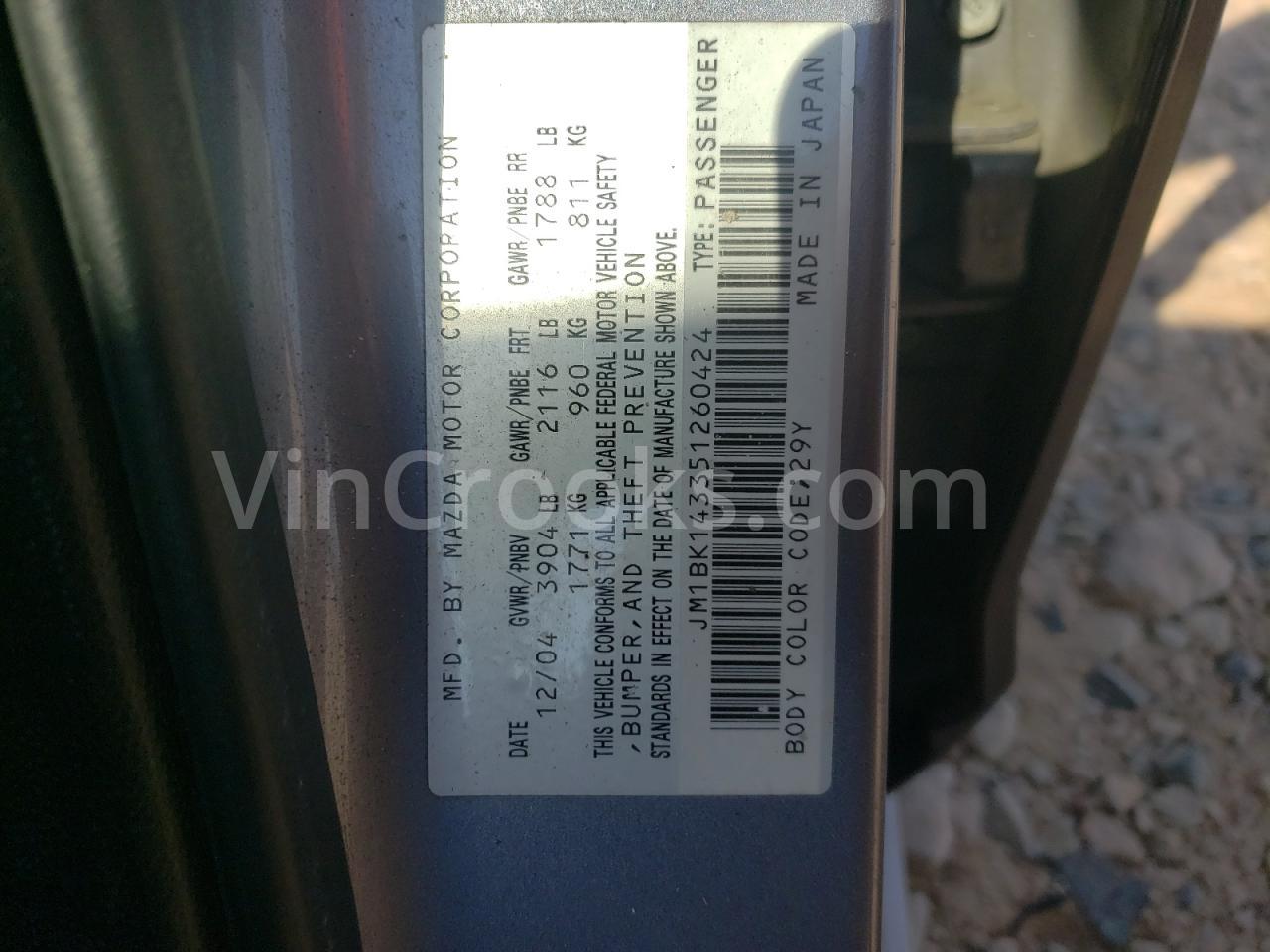 JM1BK143351260424