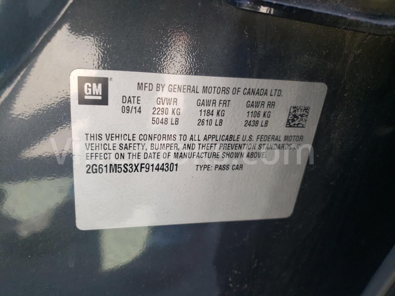 2G61M5S3XF9144301