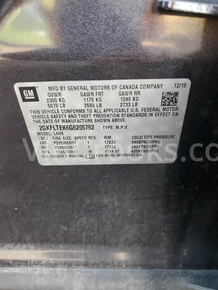 2GKFLTEK6G6205762